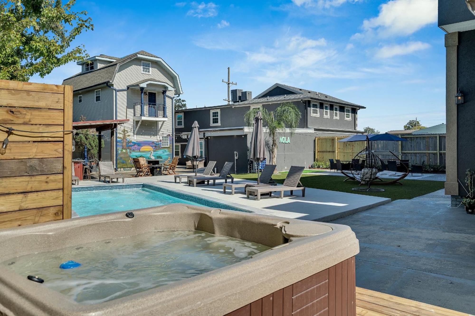 Sleeps 24-Spacious Suites Near Fq W Pool New Orleans Exterior photo
